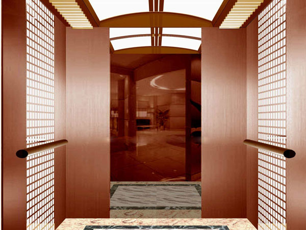 不锈钢氟碳漆板应用在电梯上