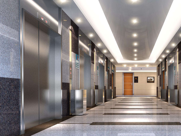 不锈钢氟碳漆板应用在电梯上