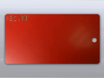 不锈钢氟碳漆板中国红