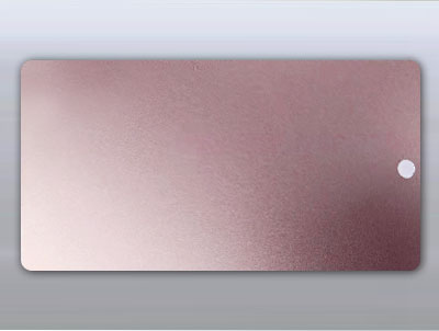 玫瑰金不锈钢氟碳漆板